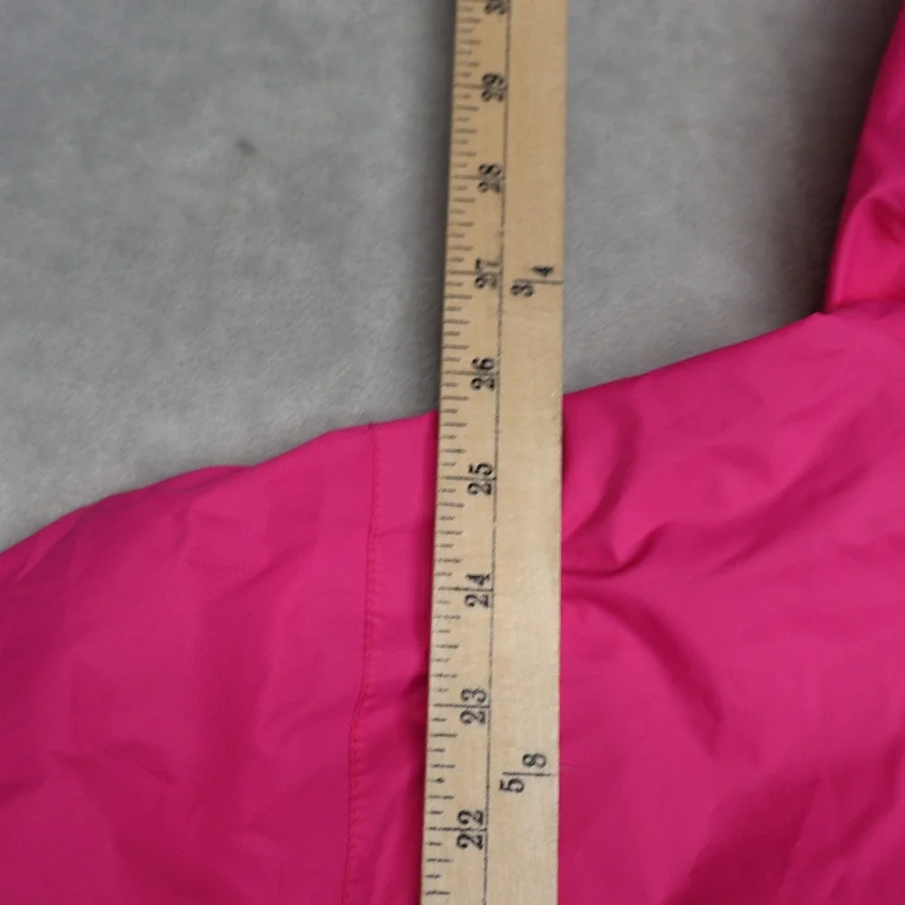 North Face Jacket Girl XL Pink Wind Rain Waterproof Full Zip Lightweight Outdoor